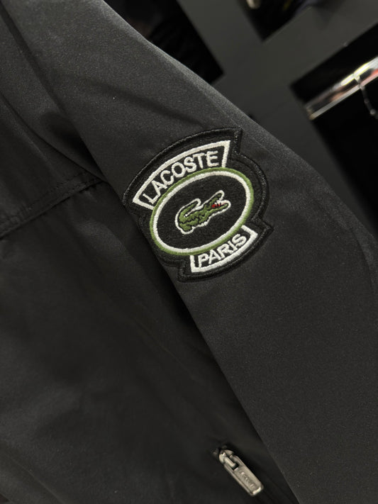 Lacoste Paris Jacket Black / Αντιανεμικό Μπουφάν Μαύρο