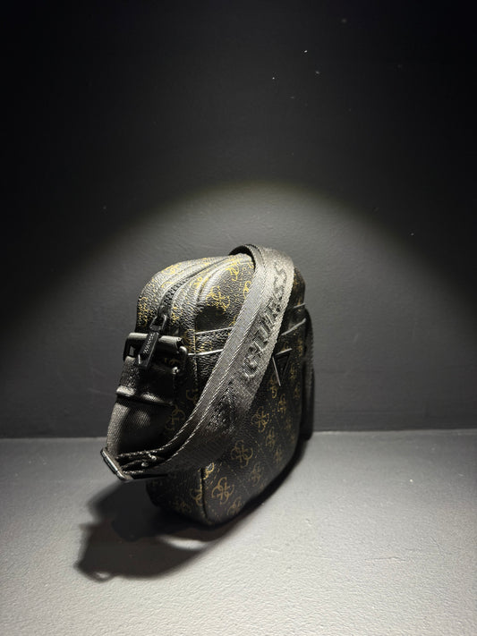 Guess Small Bag Brown x Black / Τσαντάκι Καφέ x Μαύρο