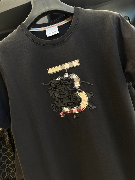 Burberry Oversized T-Shirt Black/Μαυρο