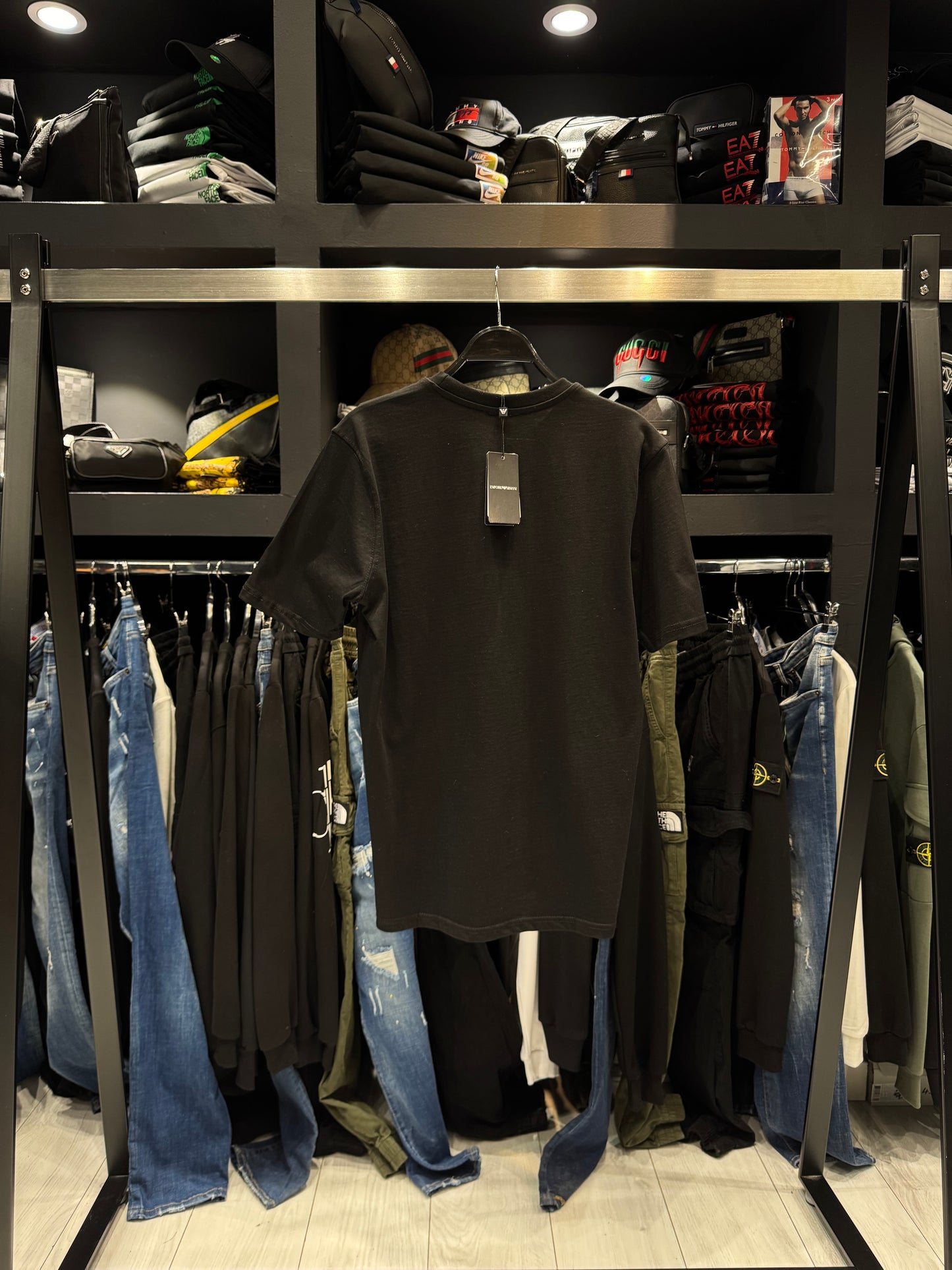 Armani Exchange T-Shirt Black Κοντομάνικο Μαύρο