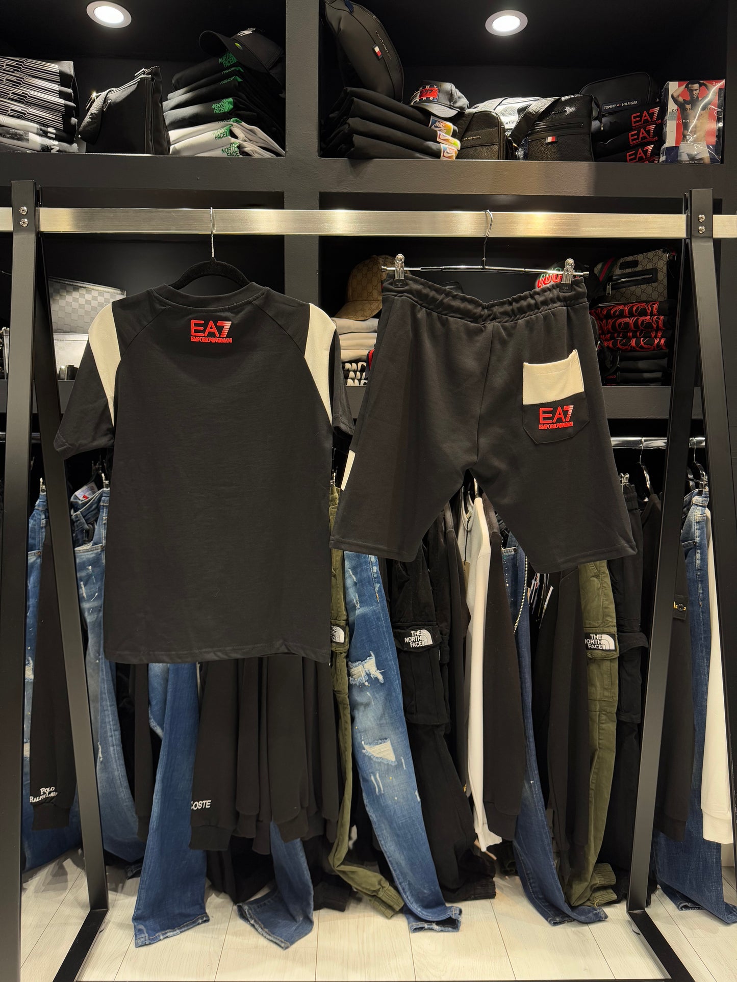 Emporio Armani EA7 Set Black x Red Σετ Μαύρο x Κόκκινο