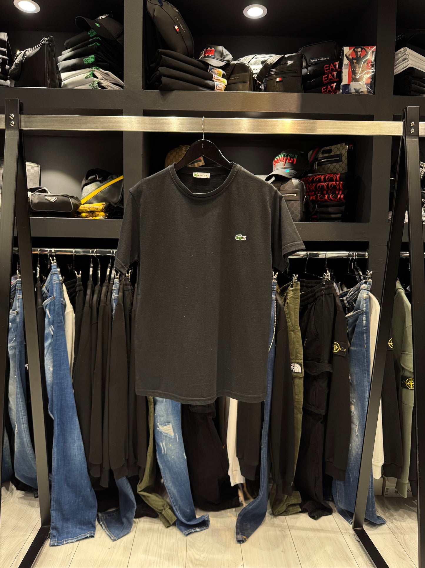 Lacoste T-Shirt Classic Black Κοντομάνικο Μαύρο