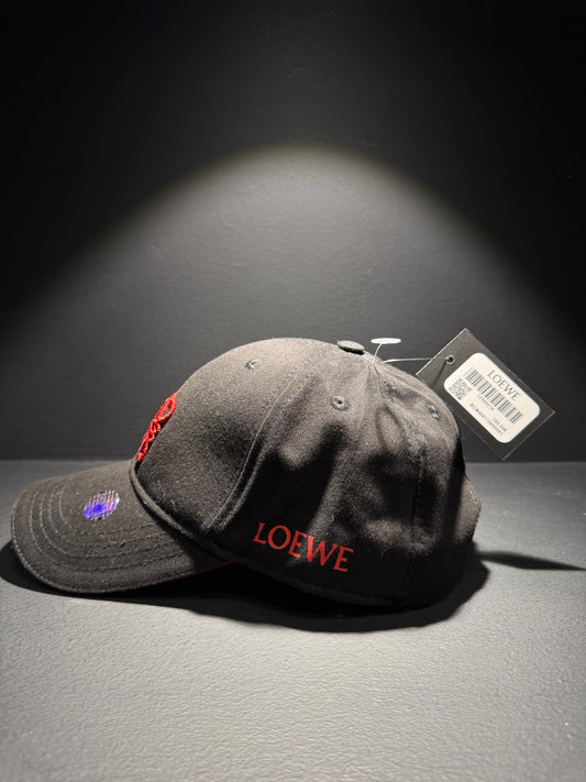 Loewe καπέλο Μαύρο x Κόκκινο