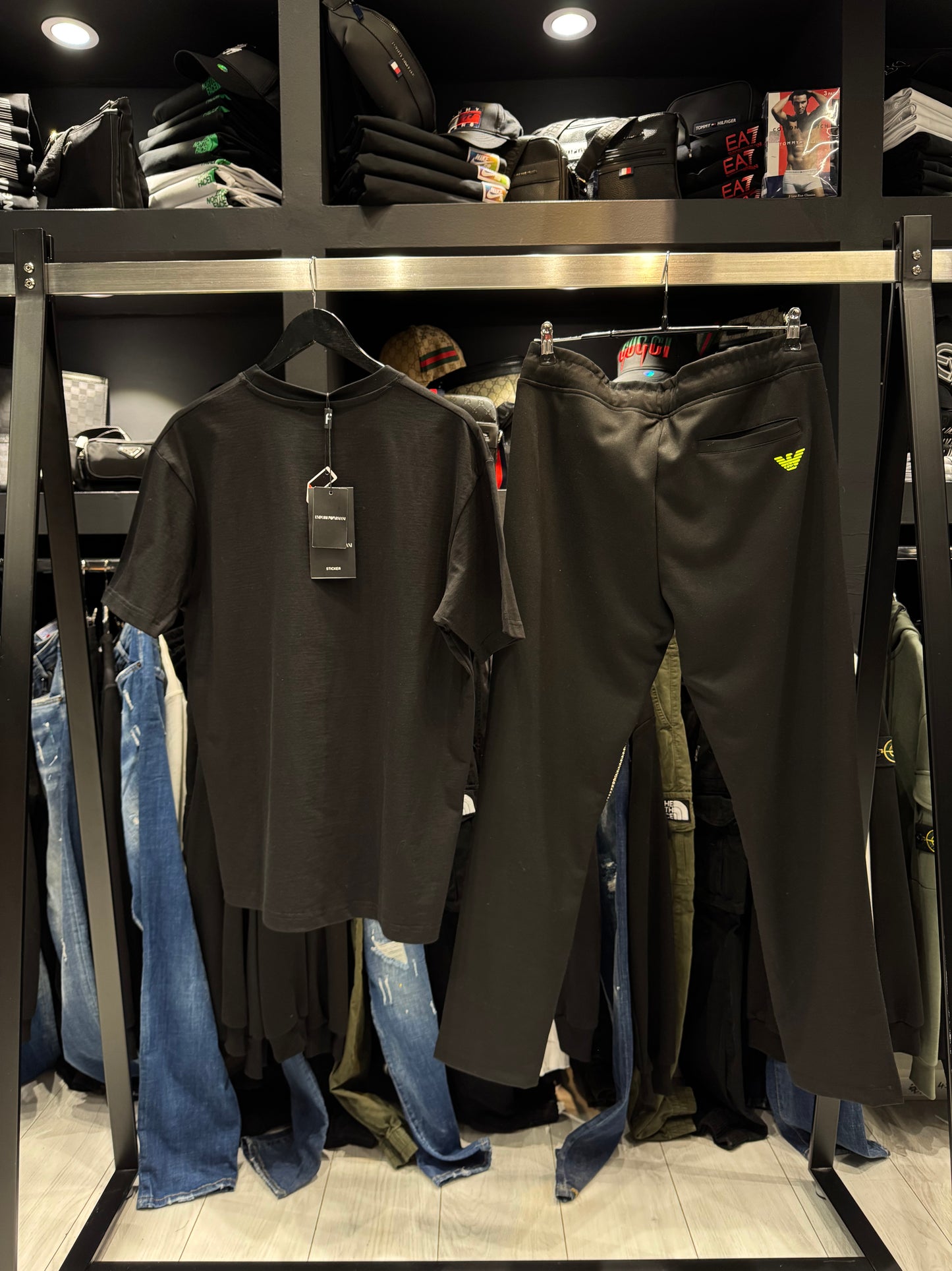 Emporio Armani EA7 Set Black x Green Μαύρο x Πράσινο