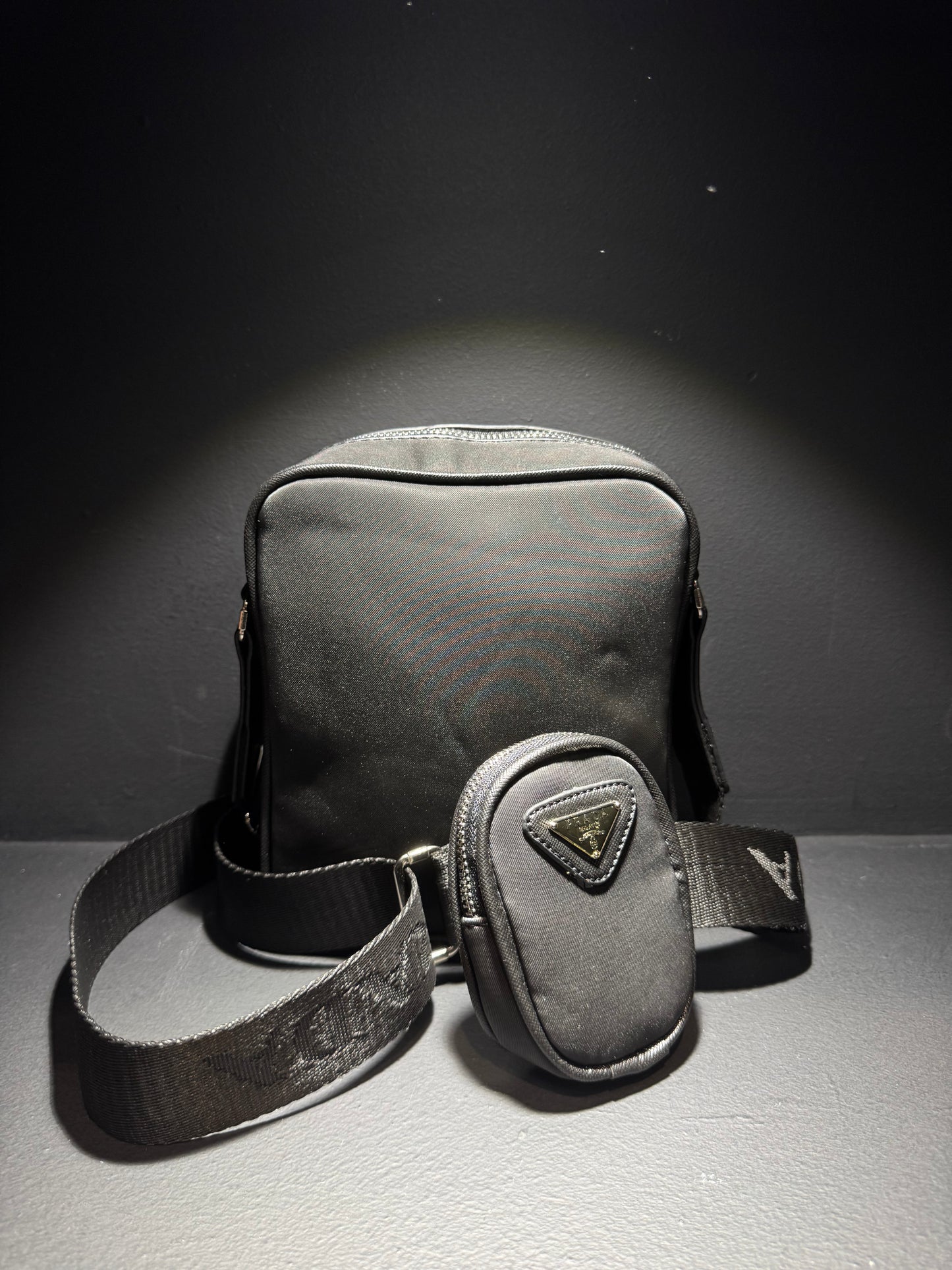 Prada Re-Nylon Bag Black / Τσαντάκι Μαύρο