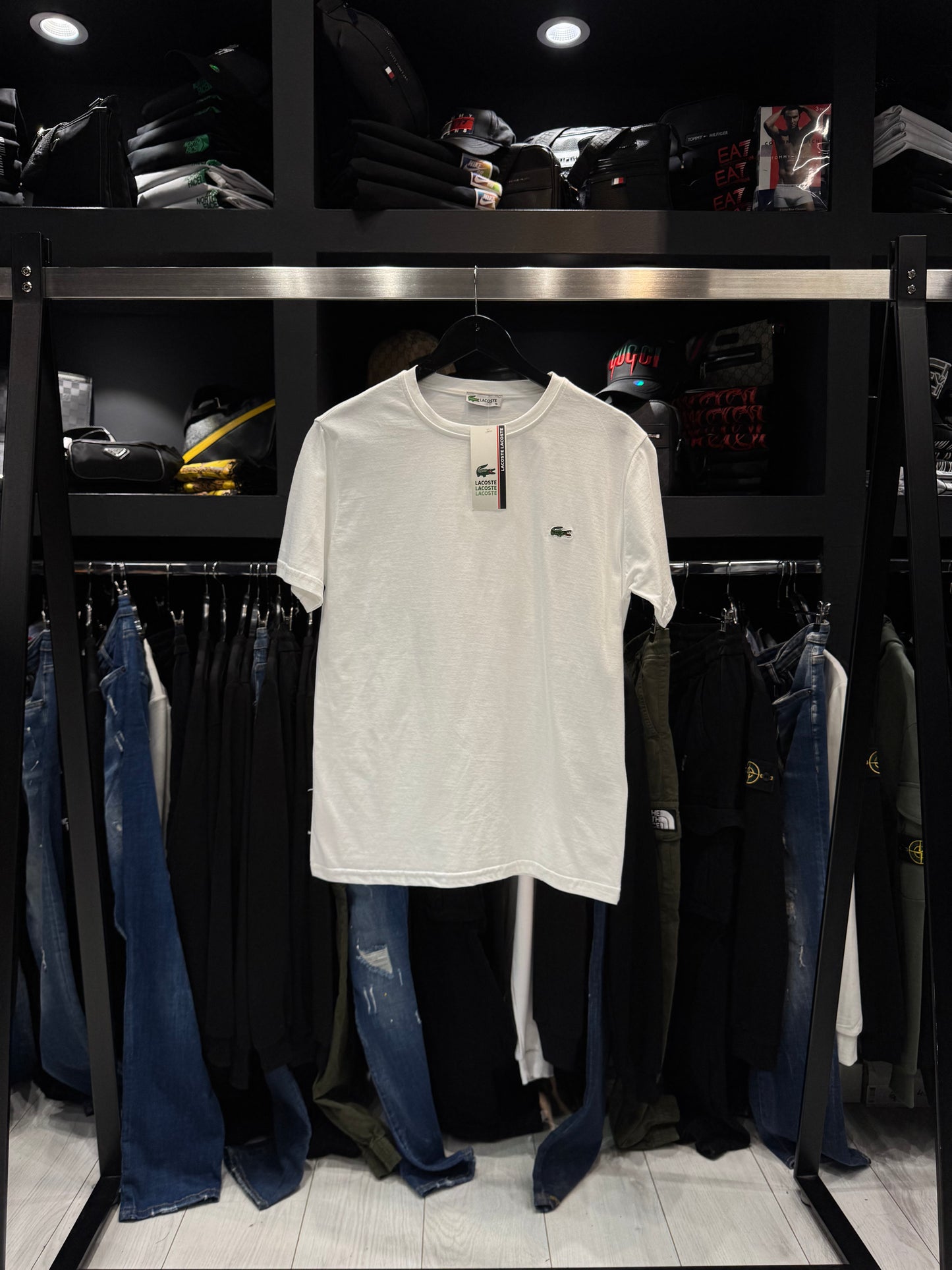 Lacoste T-Shirt Classic White Κοντομάνικο Λευκό