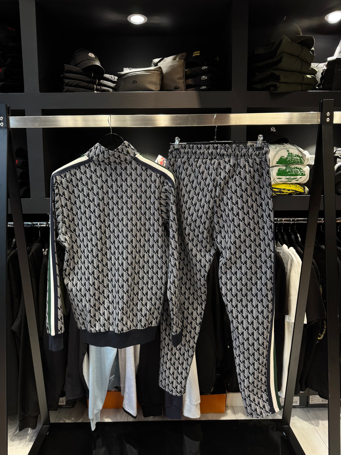 Lacoste Paris Jacquard Monogram Set Blue / Μπλε Σετ