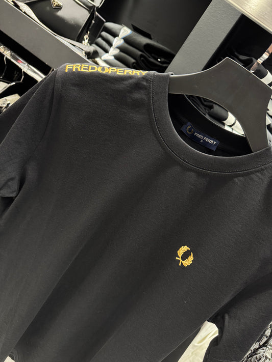 Fred Perry T-Shirt Black/Μαύρο