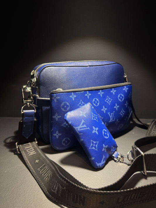 Louis Vuitton Trio Messenger Bag Blue / Τριπλό Τσαντάκι Μπλε