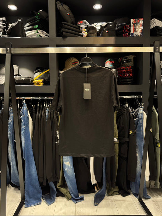Fendi T-Shirt 3F Black Κοντομάνικο Μαύρο