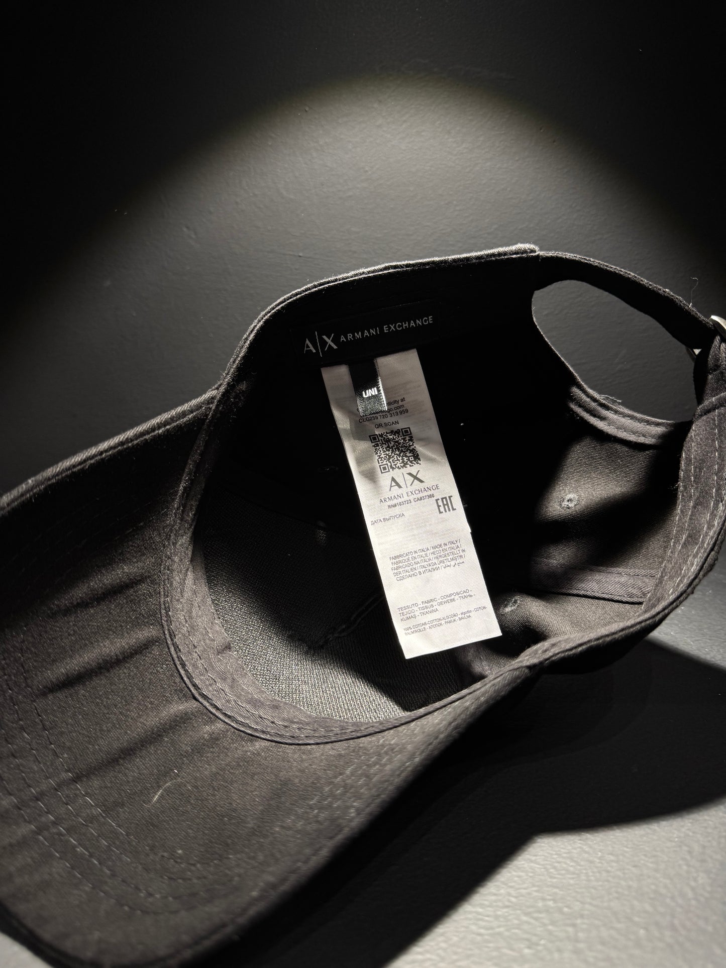 Armani Exchange Καπέλο Μαύρο