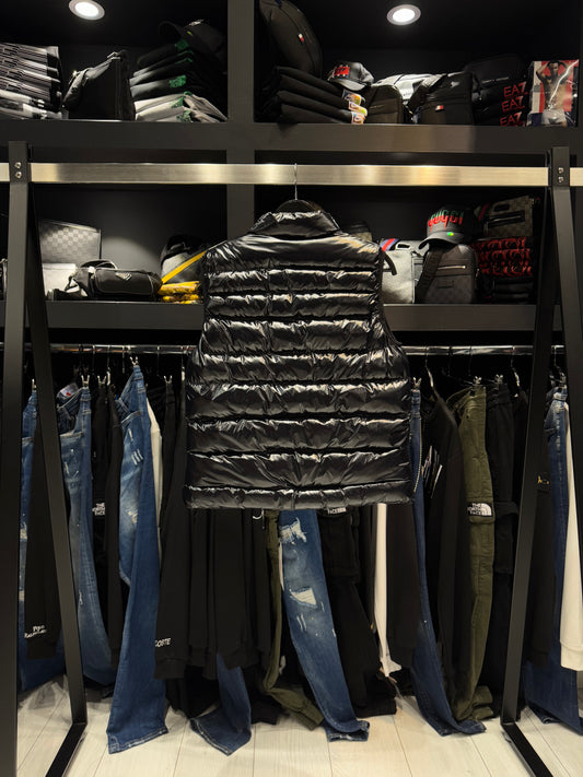 Moncler Αμάνικο Μαύρο Γυαλιστερό