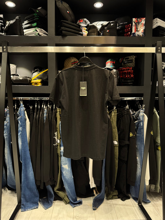 Fendi T-Shirt Devil Eyes Black Κοντομάνικο Μαύρο