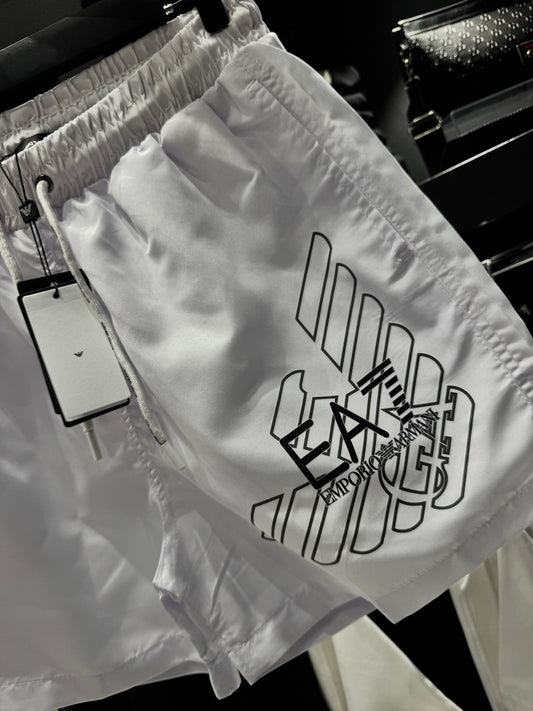 Emporio Armani EA7 Swimsuit White/Λευκό