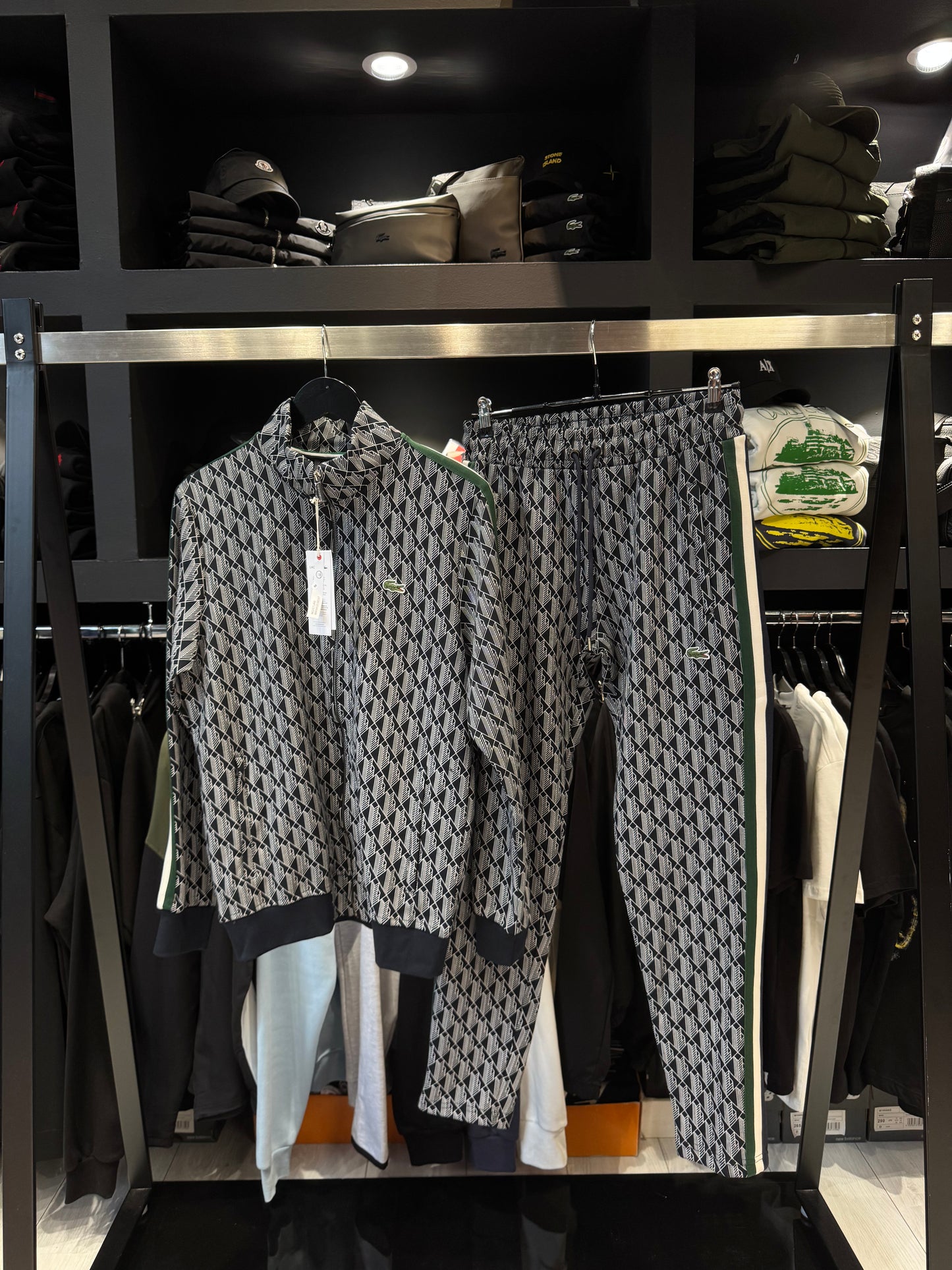 Lacoste Paris Jacquard Monogram Set Blue / Μπλε Σετ