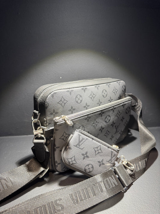 Louis Vuitton Trio Messenger Bag Grey / Τριπλό Τσαντάκι Γκρι