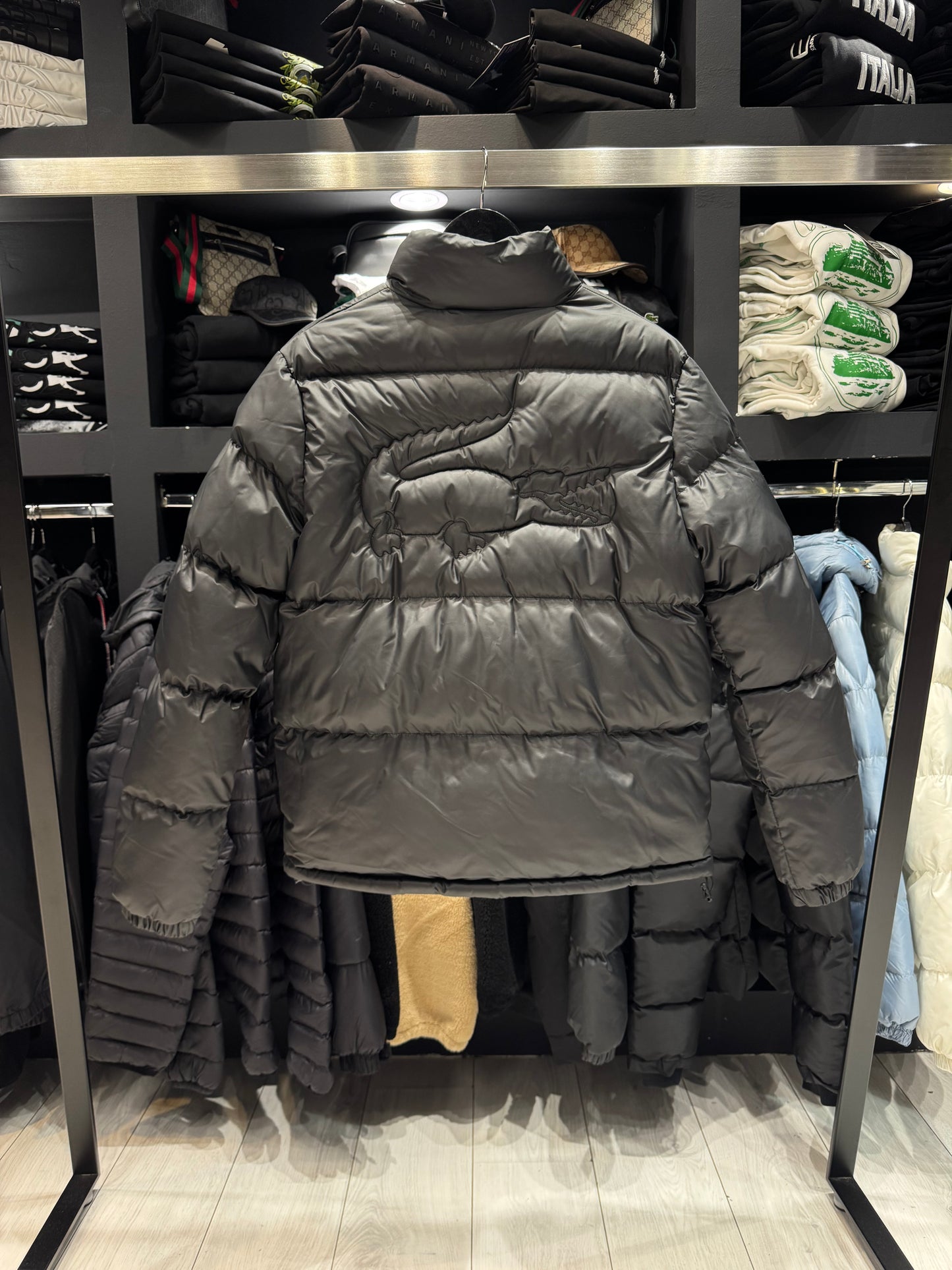 Lacoste Puffer Jacket Exclusive Edition Black / Μπουφάν Μαύρο