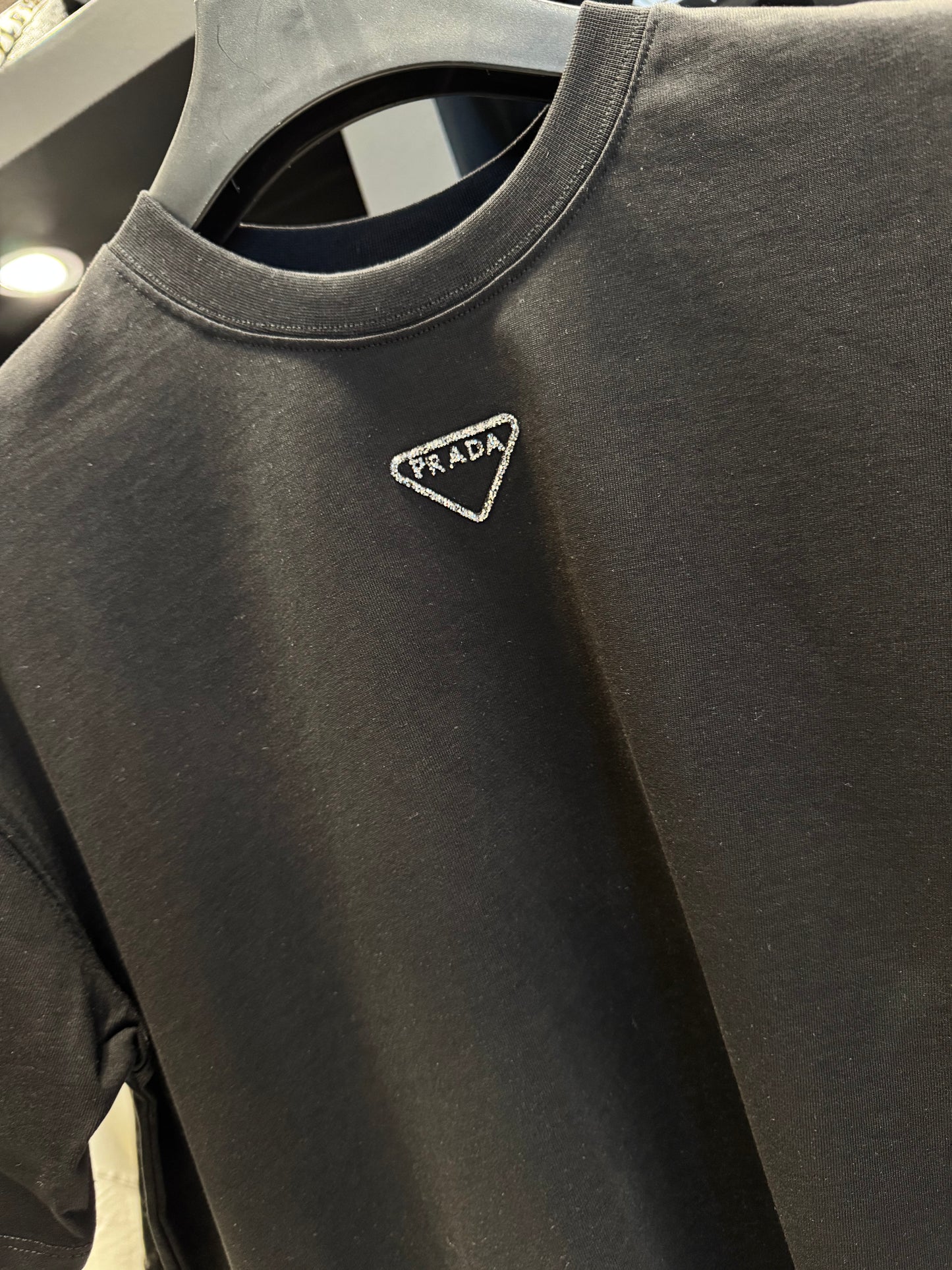 Prada Oversized T-Shirt Black/Μαύρο