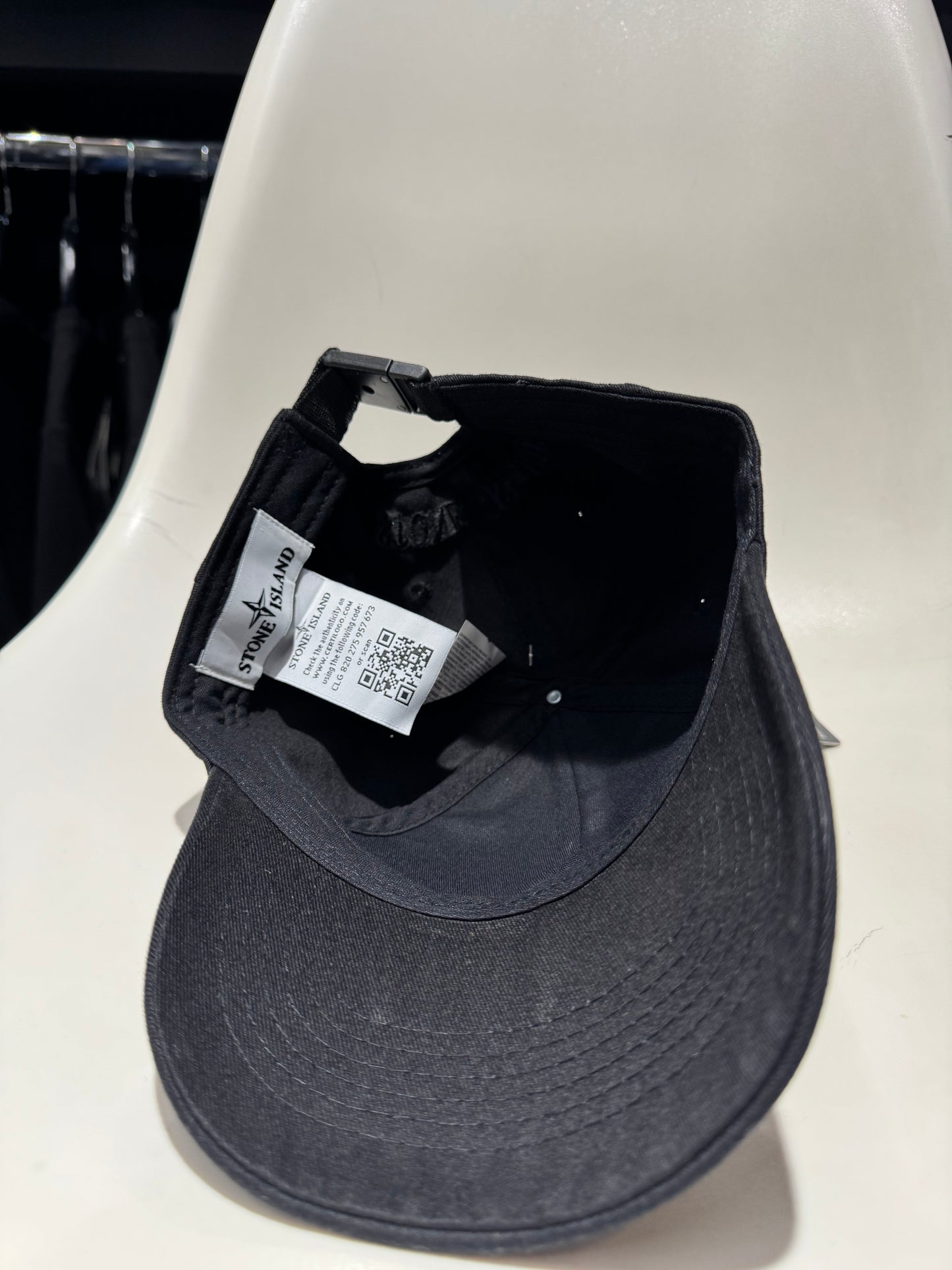 Stone Island Cap New Model Black / Καπέλο Μαύρο