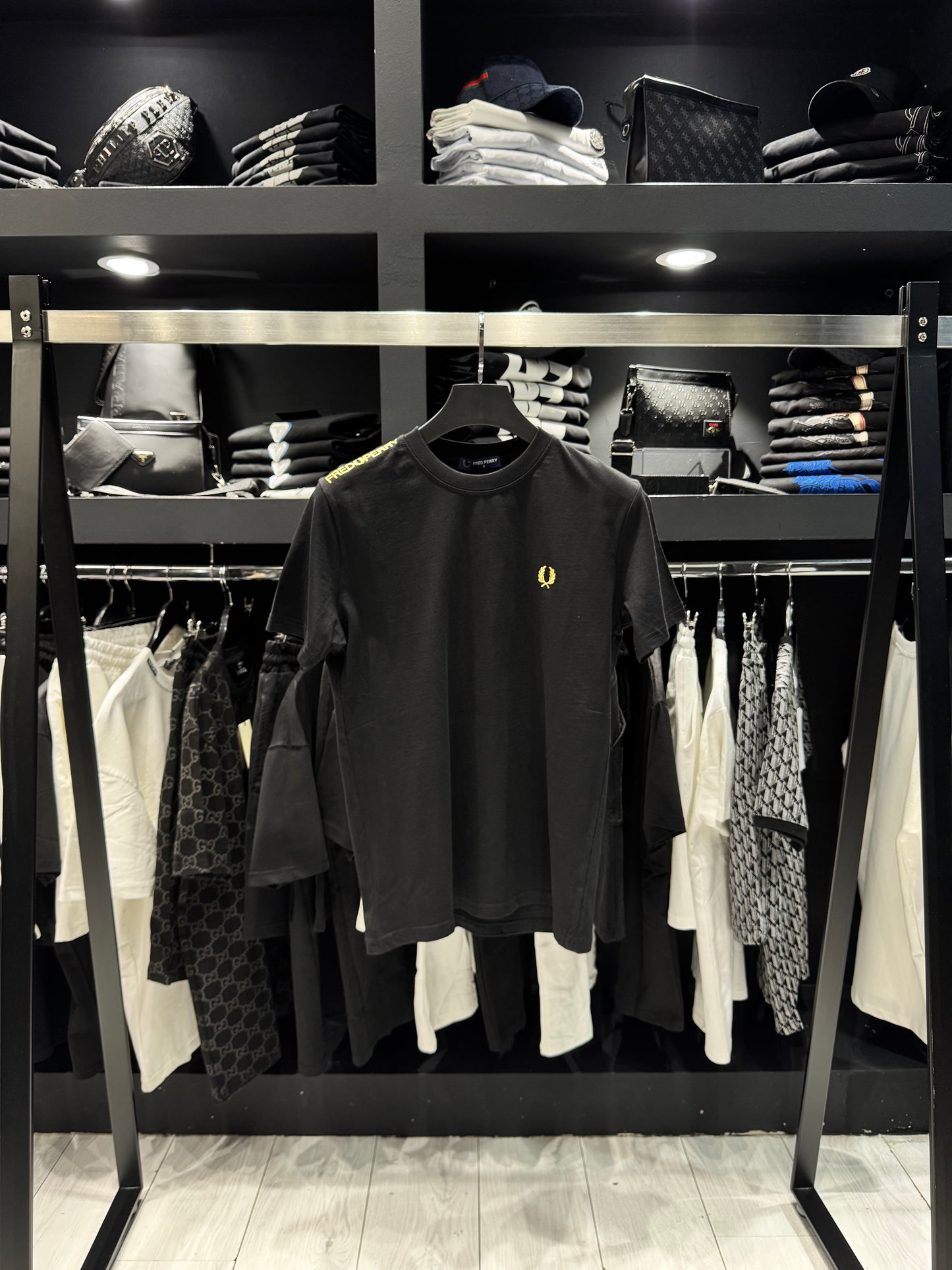 Fred Perry T-Shirt Black/Μαύρο