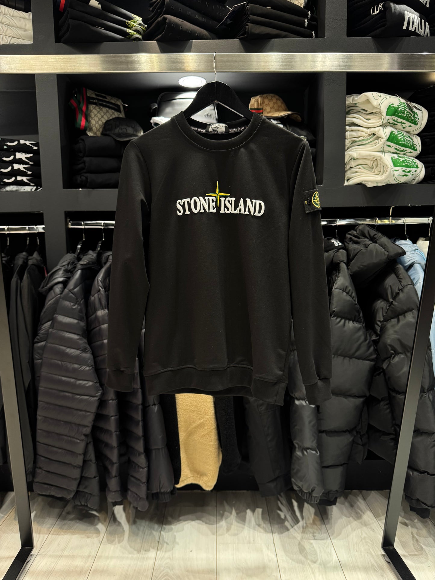 Stone Island Classic Long Sleeve Black / Μακρυμάνικο Μαύρο