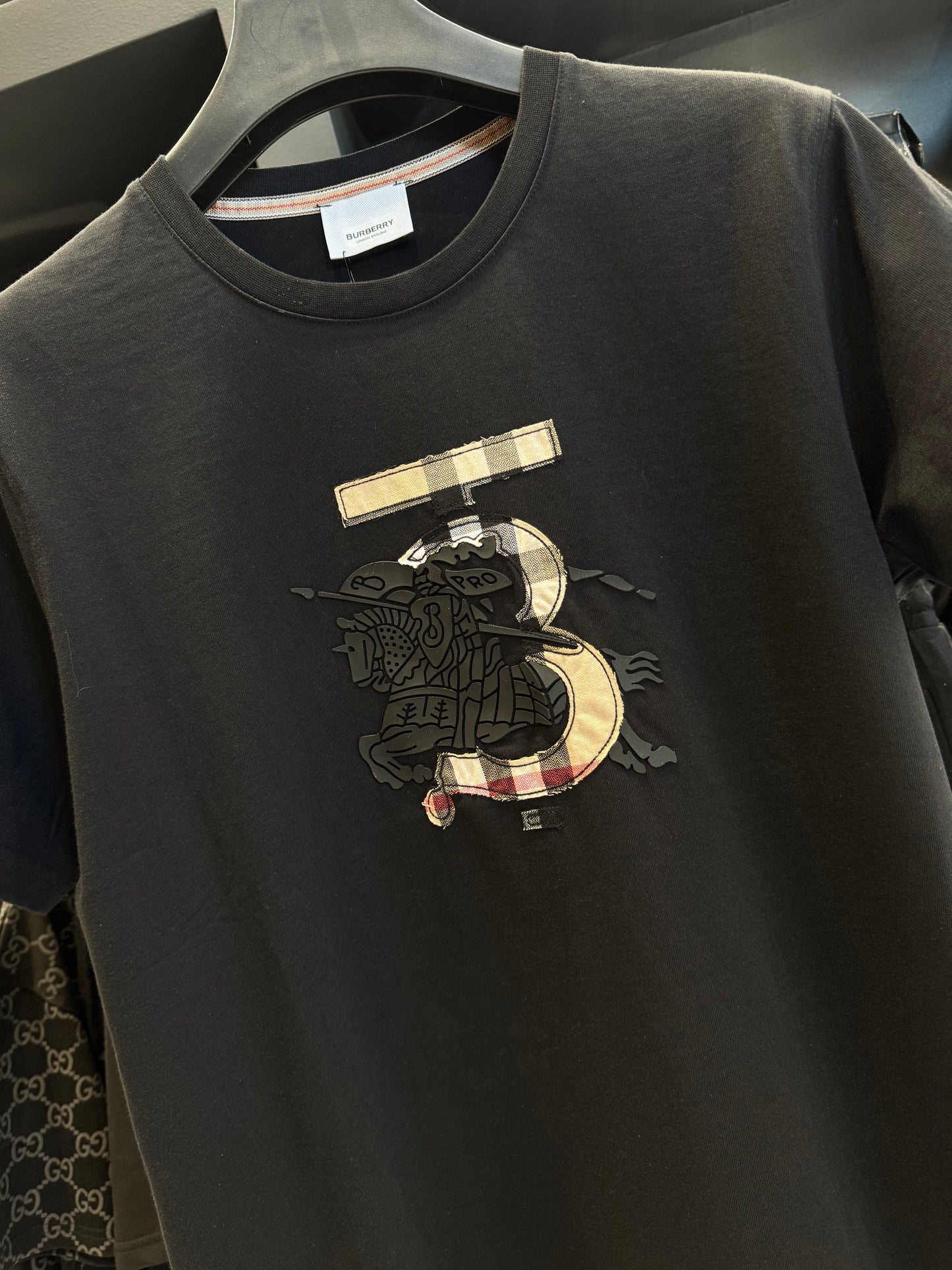 Burberry Oversized T-Shirt Black/Μαυρο