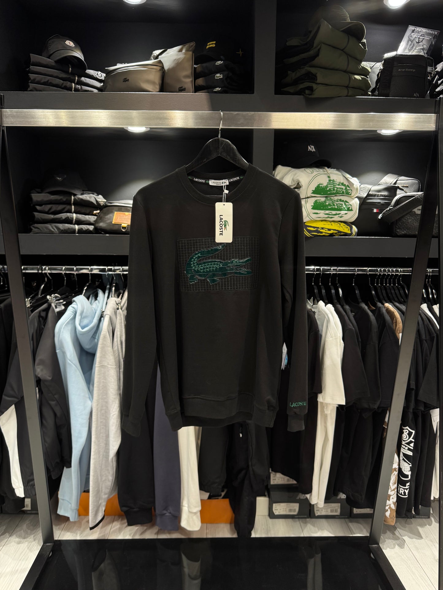 Lacoste Sweatshirt Black / Φούτερ Μαύρο