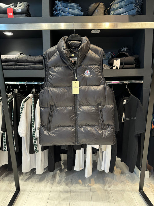 Moncler Αμάνικο Μαύρο Γυαλιστερό