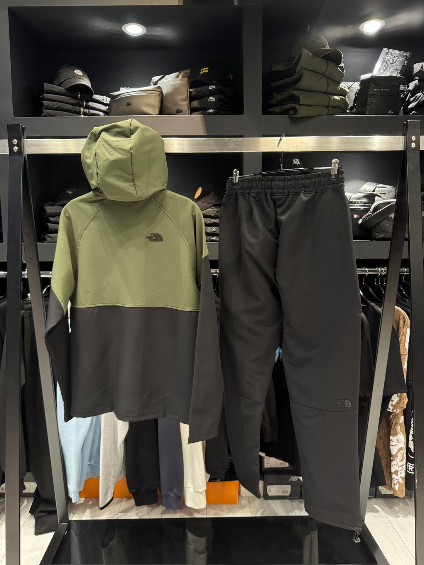 The North Face Set Black x Green / Σετ Μαύρο x Χακί