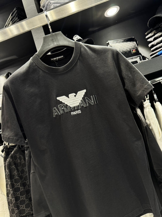 Emporio Armani T-Shirt Black/Μαύρο