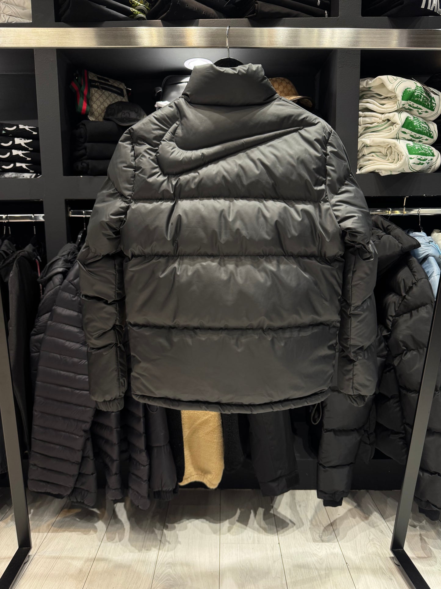 Nike Puffer Jacket New Model Black / Μπουφάν Μαύρο