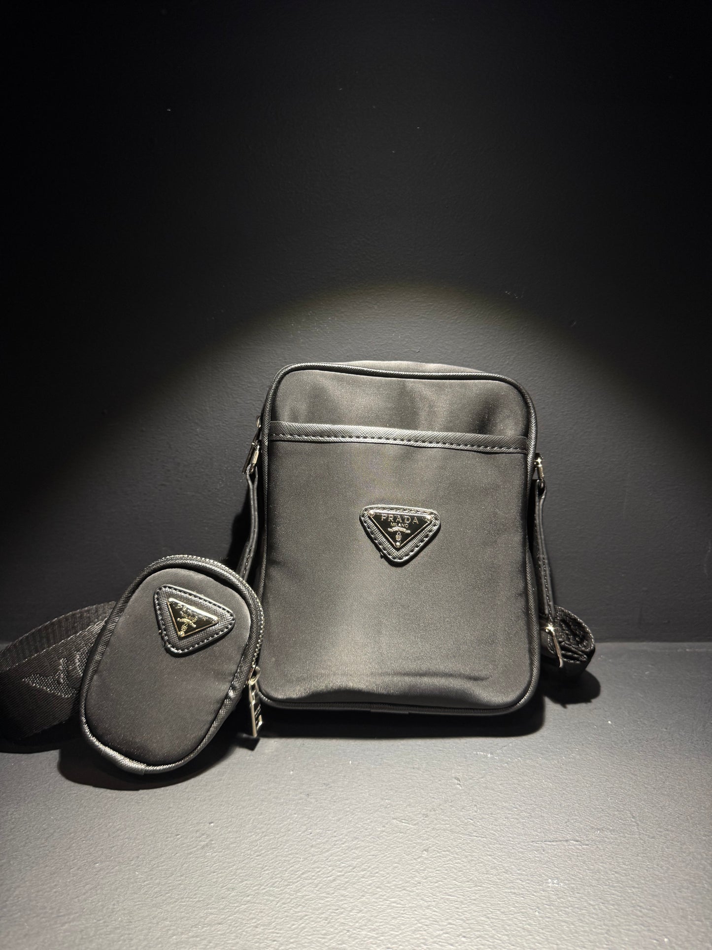 Prada Re-Nylon Bag Black / Τσαντάκι Μαύρο
