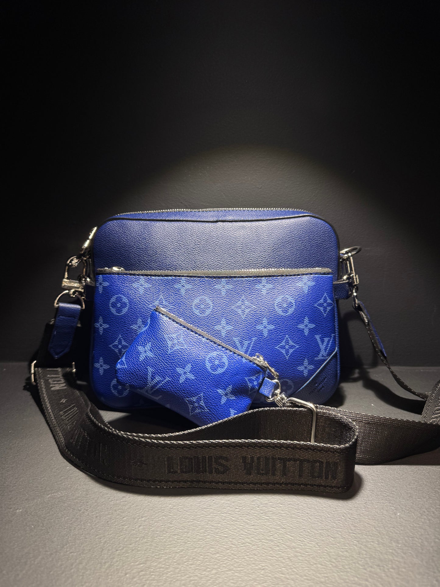 Louis Vuitton Trio Messenger Bag Blue / Τριπλό Τσαντάκι Μπλε