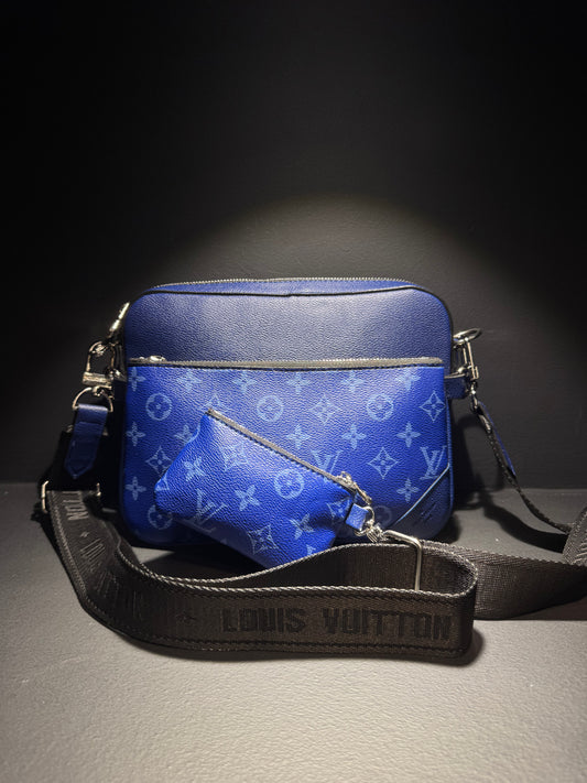 Louis Vuitton Trio Messenger Bag Blue / Τριπλό Τσαντάκι Μπλε