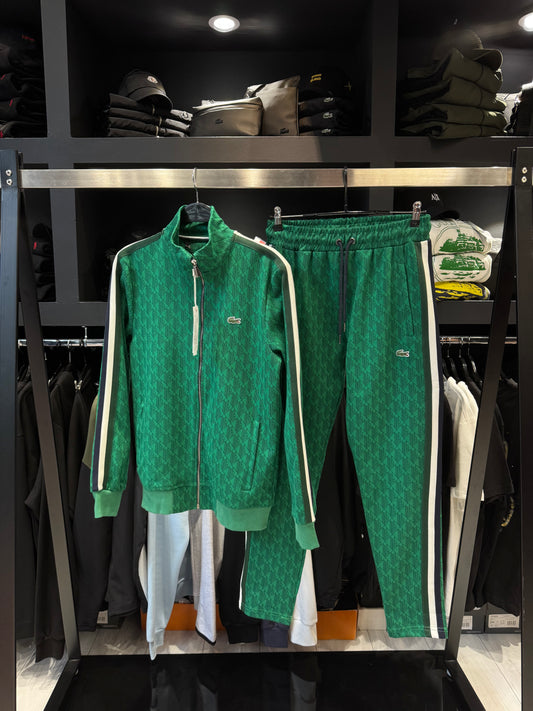 Lacoste Paris Jacquard Monogram Set Green/Πράσινο Σετ