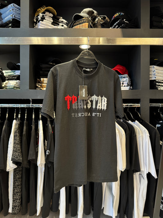 Trapstar Κοντομάνικο Black x Red/Μαύρο x Κόκκινο