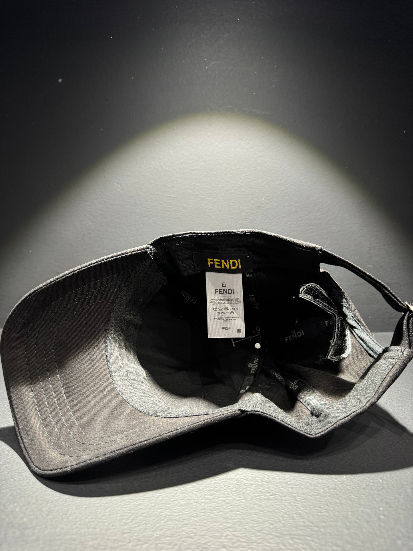 Fendi Roma καπέλο Μαύρο x Άσπρο