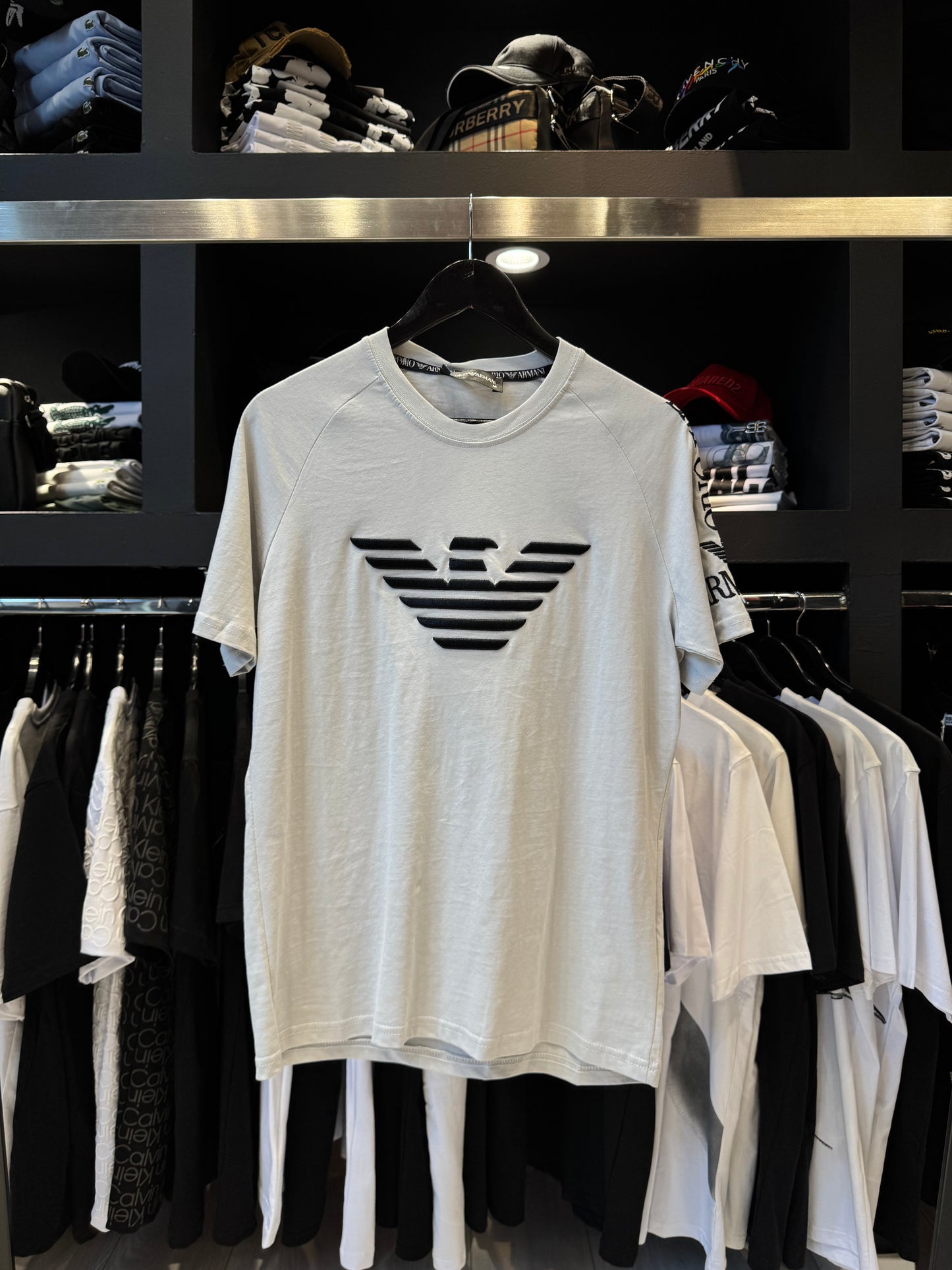 Emporio Armani Κοντομάνικο Grey/Γκρι