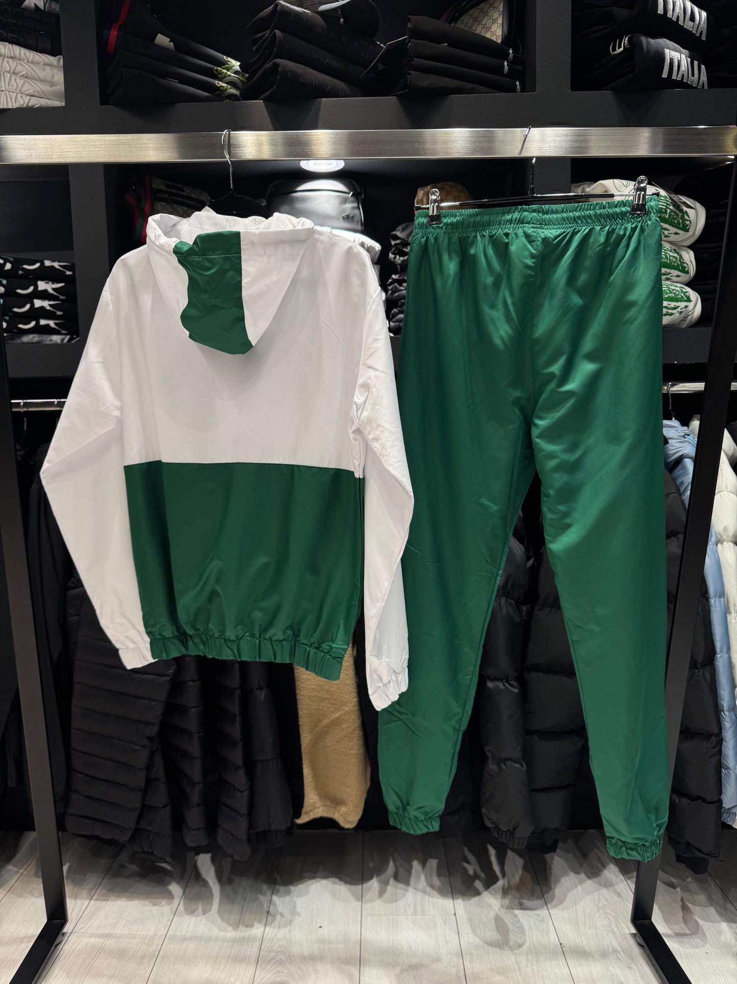 Lacoste Set Tracksuit Green x White / Σετ Πράσινο x Λευκό