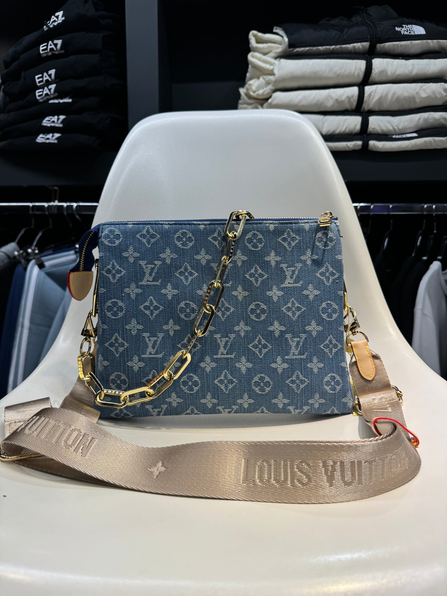 Louis Vuitton Coussin PM Blue Denim / Τσάντα Μπλε