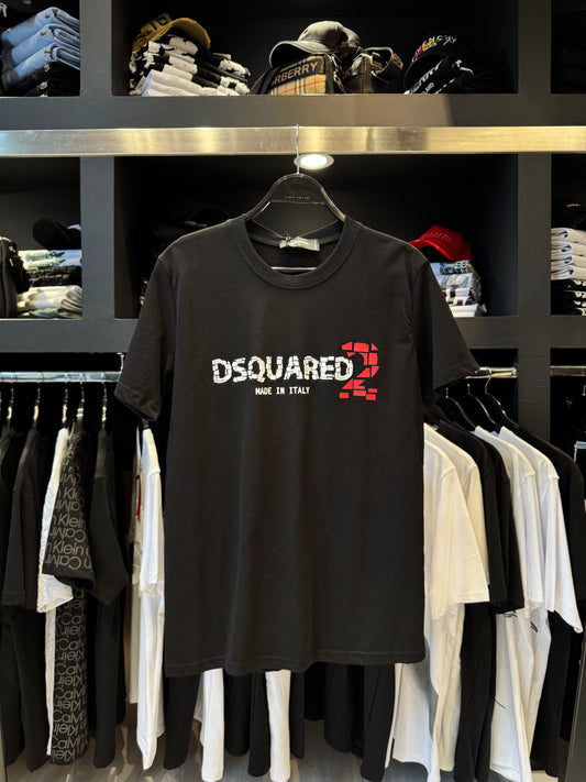 Dsquared2 Κοντομάνικο Black/Μαύρο
