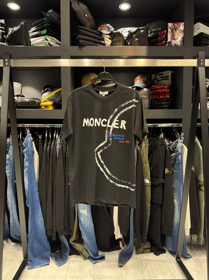 Moncler T-Shirt Black Κοντομάνικο Μαύρο