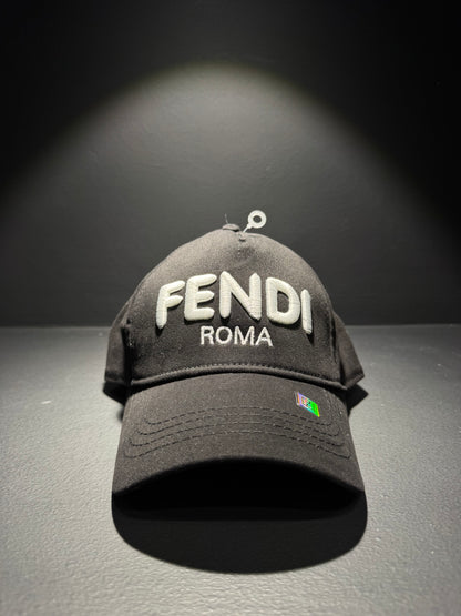 Fendi Roma καπέλο Μαύρο x Άσπρο