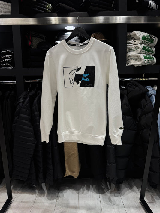 Lacoste Long Sleeve White / Μακρυμάνικο Λευκό