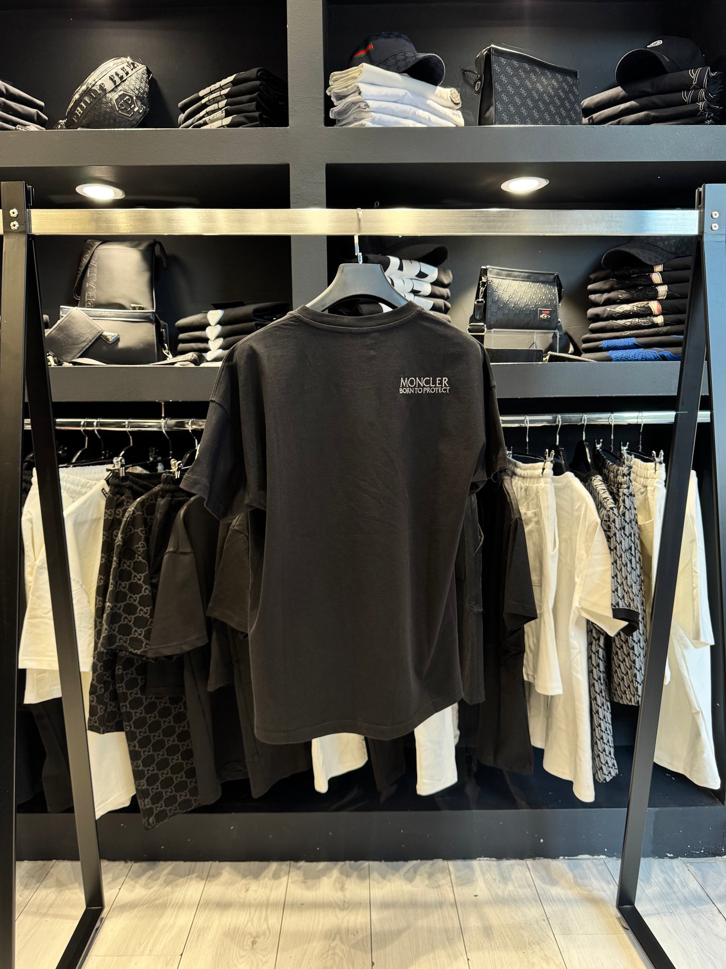 Moncler Oversized T-Shirt Black/Μαύρο