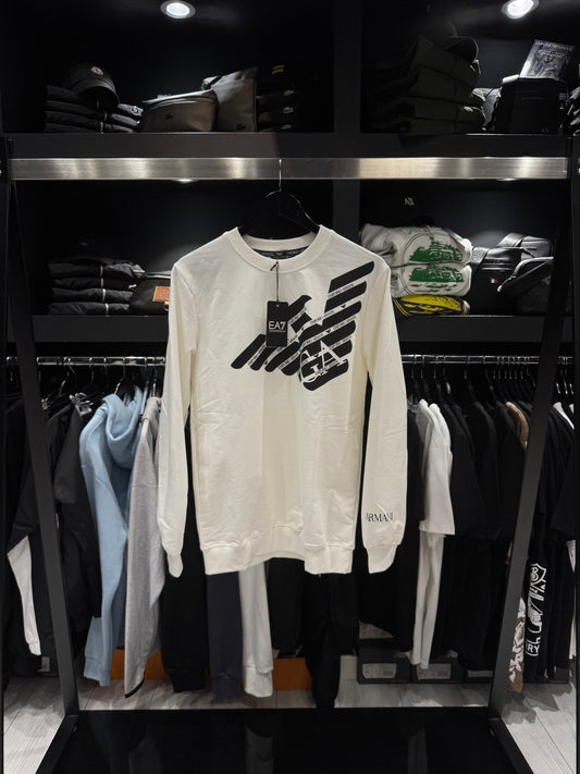 Emporio Armani GA Sweatshirt White / Φούτερ Λευκό