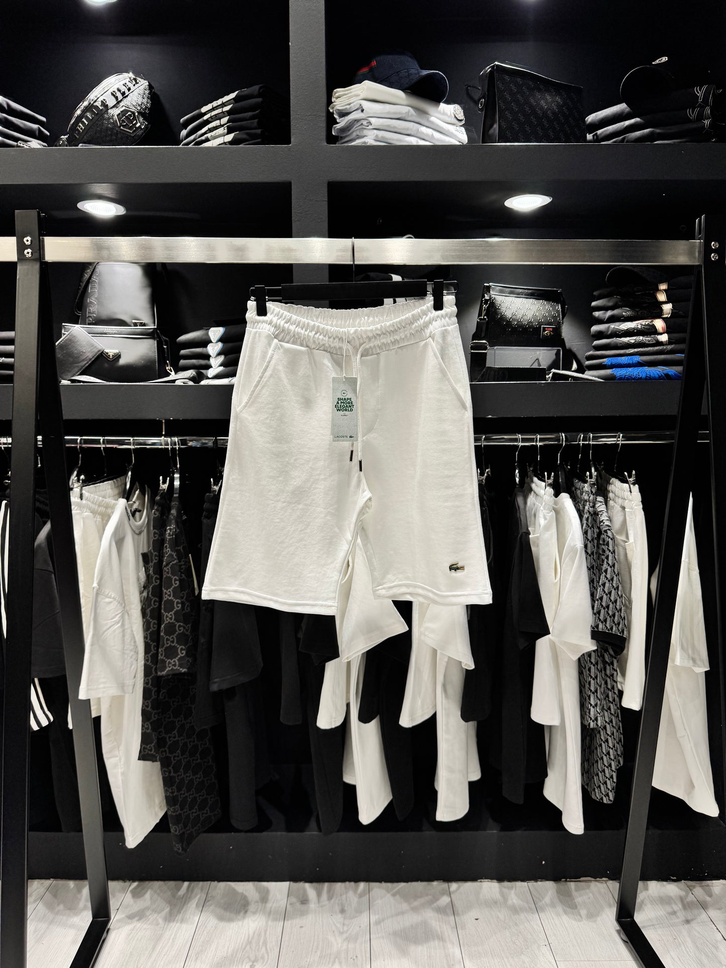 Lacoste Shorts White/Λευκο