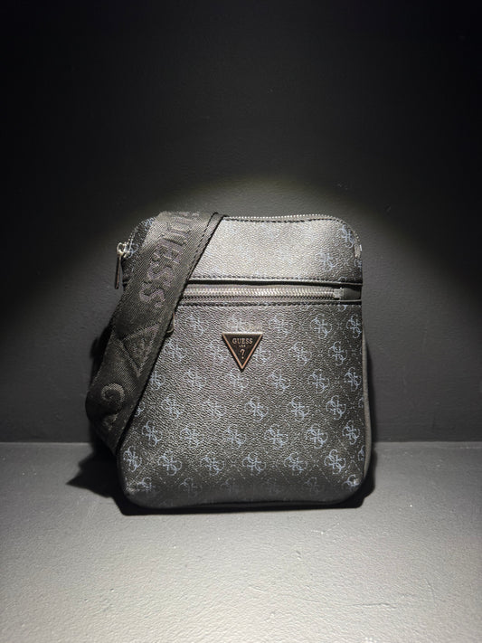 Guess 4G Bag Black x Grey / Τσαντάκι Μαύρο x Γκρι