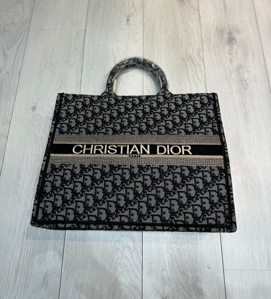 Christian Dior Γυναικεία Τσάντα Μαύρο/Γκρι