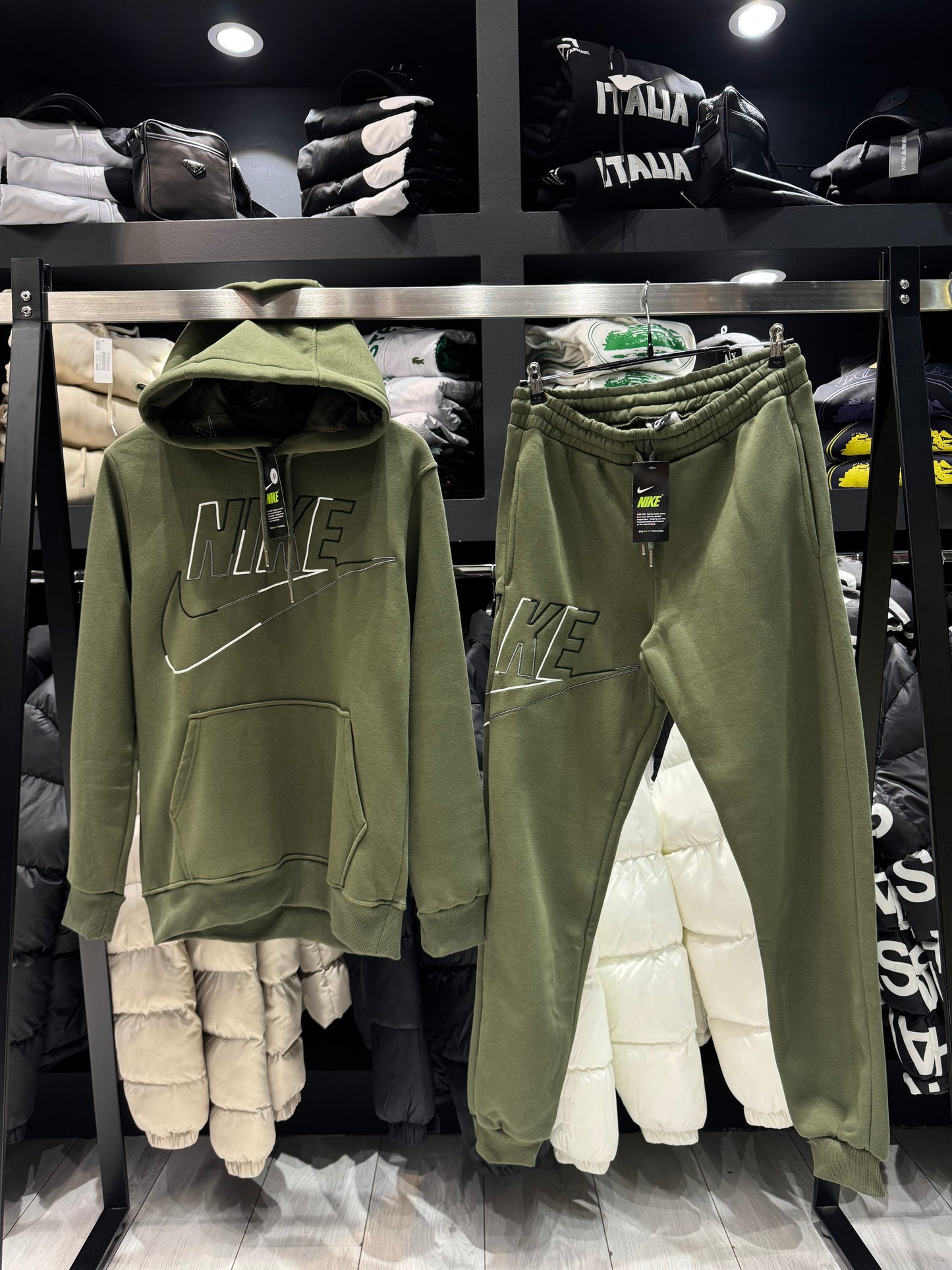 Nike Set Deep Green Swoosh / Σετ Χακί